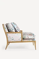 Florence Colleen Velvet Chaise Chair