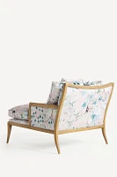 Florence Colleen Velvet Chaise Chair