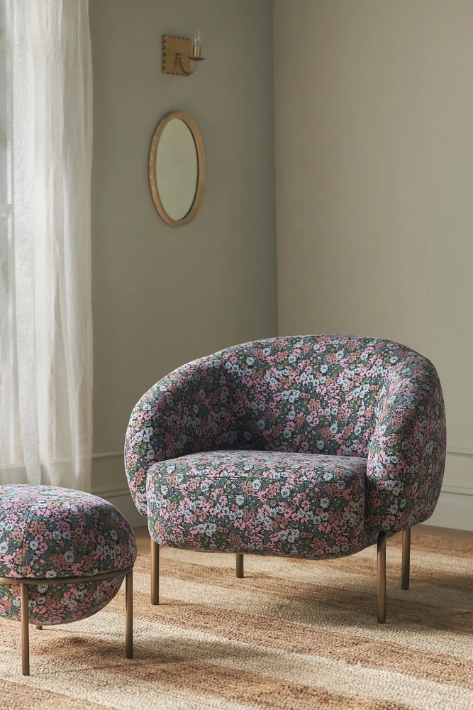 Cornelia Woven Jacquard Frida Occasional Chair