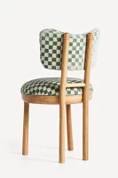 Irie Carmine Jacquard Dining Chair