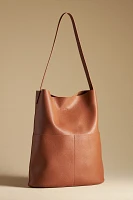 The Joss Faux-Leather Bucket Tote w/Mini Pouch