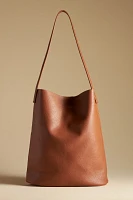 The Joss Faux-Leather Bucket Tote w/Mini Pouch