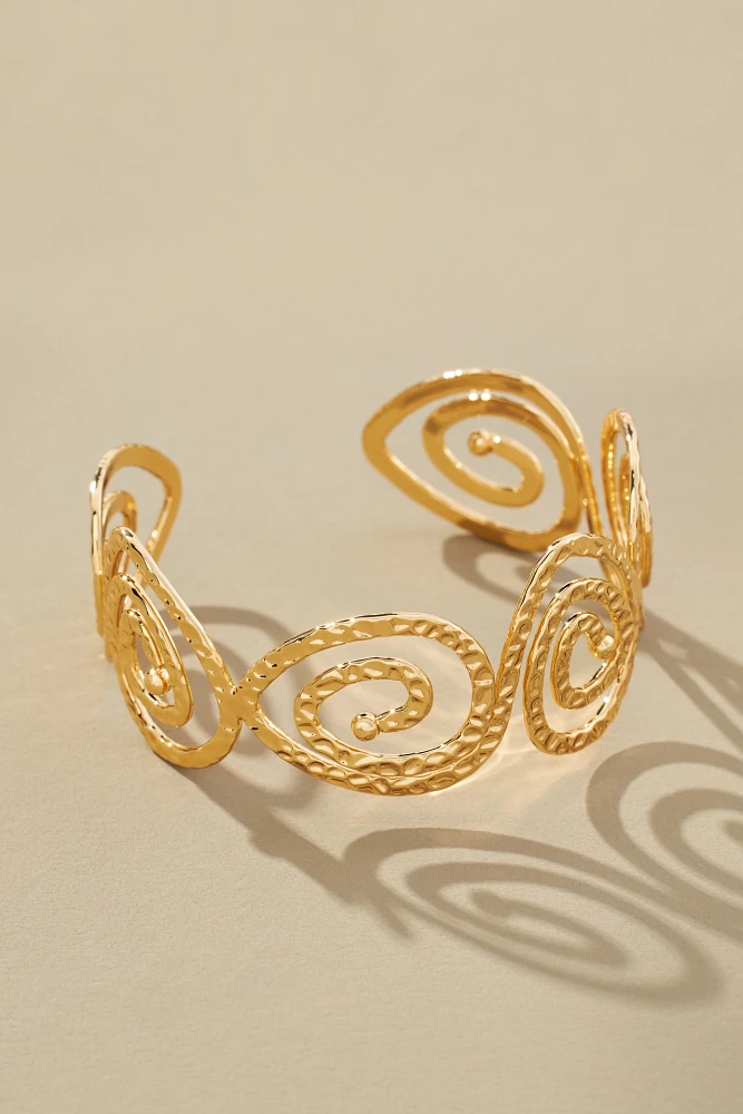 Spiral Cuff Bracelet