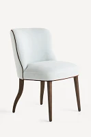 Meryl Linen Walnut Dining Chair