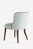 Meryl Linen Walnut Dining Chair