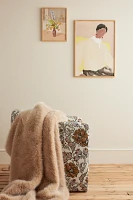 Chloe Tipped Faux-Fur Throw Blanket