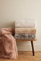 Chloe Tipped Faux-Fur Throw Blanket