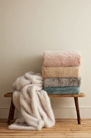 Chloe Tipped Faux-Fur Throw Blanket