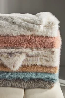 Chloe Tipped Faux-Fur Throw Blanket