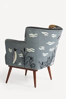 Night Lake Petite Accent Chair