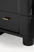 Osaka Lacquer Two-Drawer Nightstand