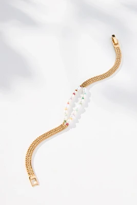 Beaded Thin Watchband Bracelet