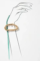 Statement Metal Stretch Bracelet