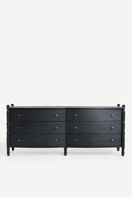 Spindle Six-Drawer Dresser