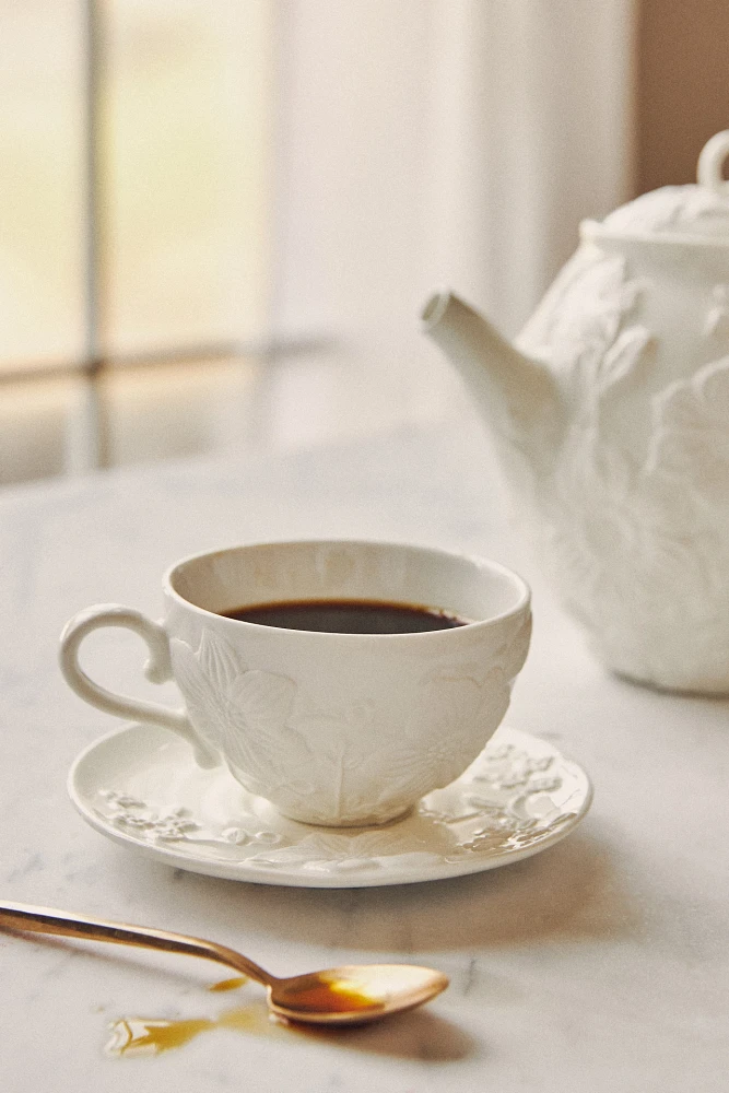 Luciana Stoneware Cup and Saucer