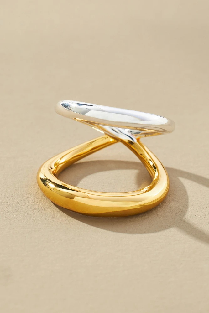 Emma Pills Halo Two-Tone Ring