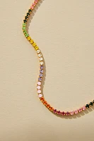 Emma Pills Rainbow Crystals Choker Necklace