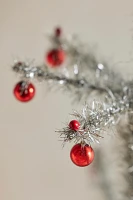 Silver Tinsel Tree, 5’