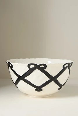 Benedita Bow Ceramic Stoneware Serve Bowl