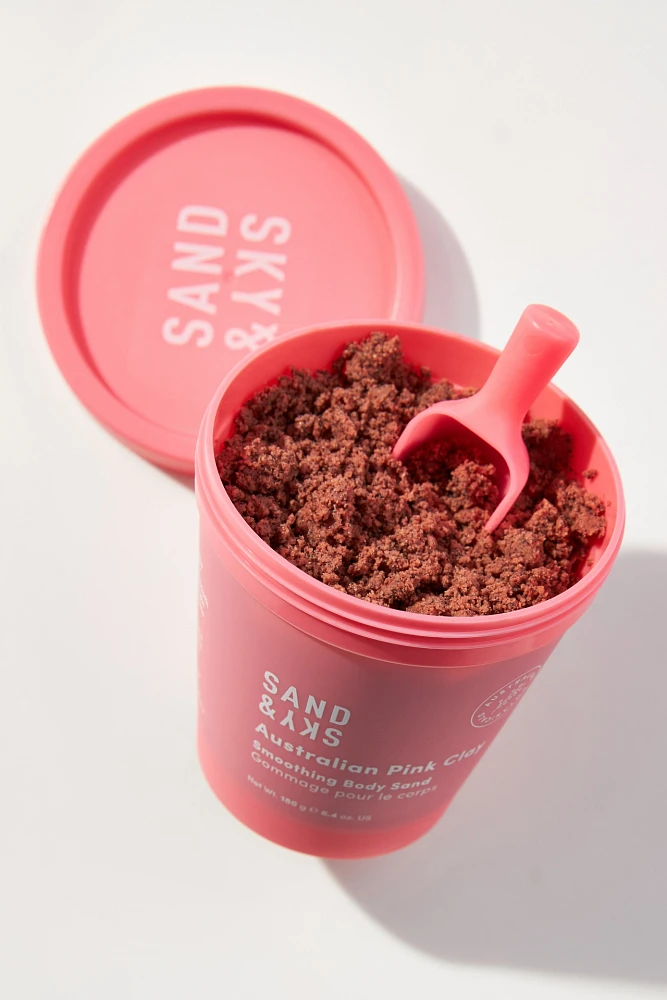 Sand & Sky Australian Pink Clay Smoothing Body Sand