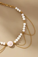 The Shell Dealer Sainte-Gigi Freshwater Pearl Necklace