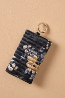 Quilted Velvet Card Holder