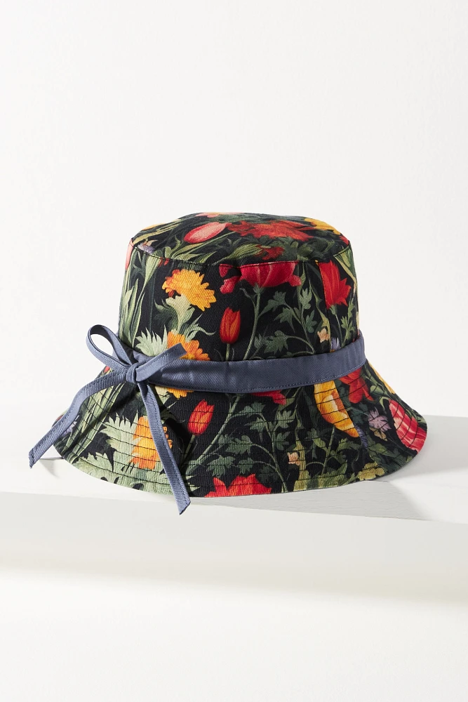 Gola x Anthropologie Floral Bow Bucket Hat