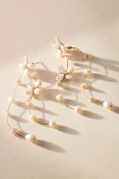 Heishi Pearl Chandelier Drop Earrings