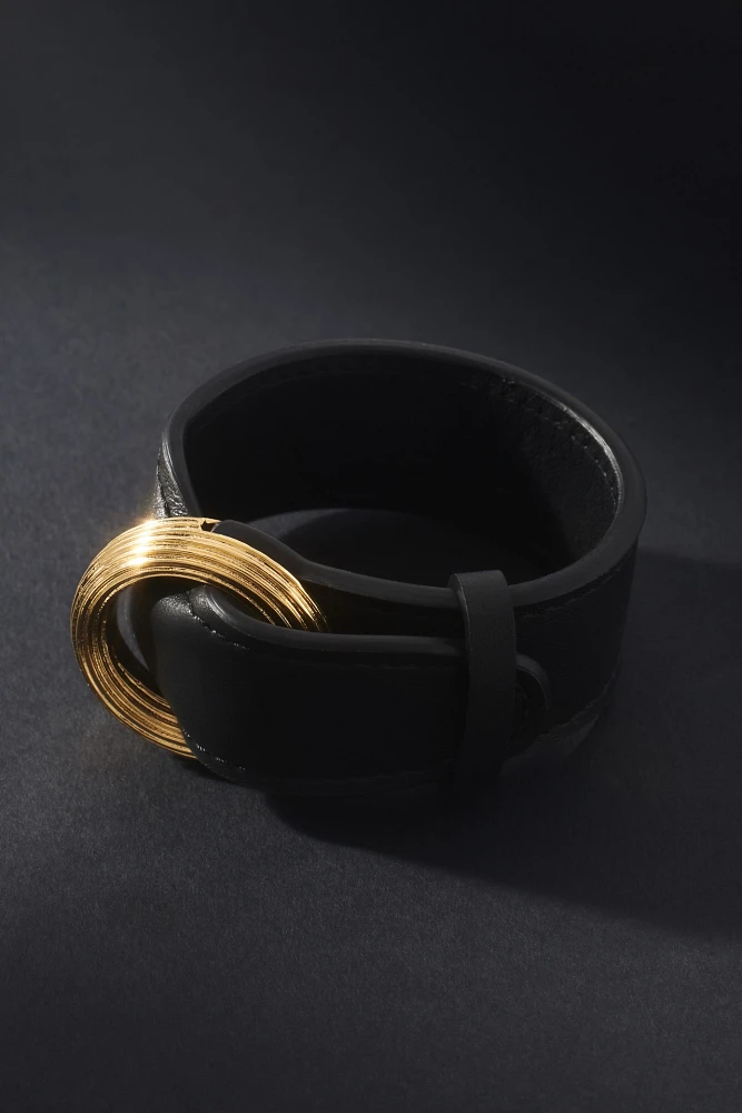 Christina Caruso Leather Belt Bracelet