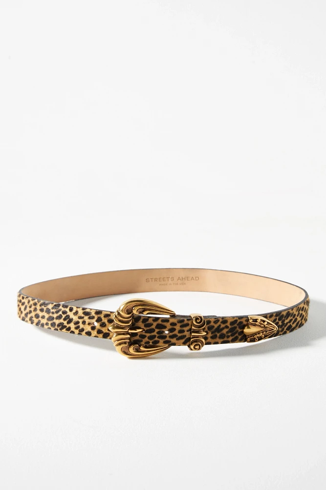 Streets Ahead Carmen Leopard Belt