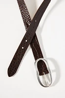 Streets Ahead Croc Leather Belt