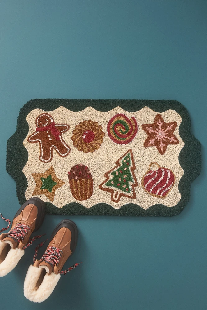 Cookie Plate Printed Coir Doormat