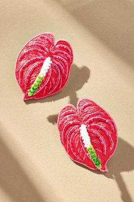 Mignonne Gavigan Anthurium Post Earrings