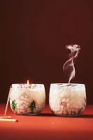 Icon Woody Winter Woods & Vanilla Glass Candle