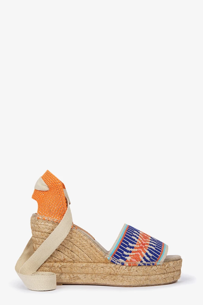 Penelope Chilvers High Costa Savannah Weave Espadrilles