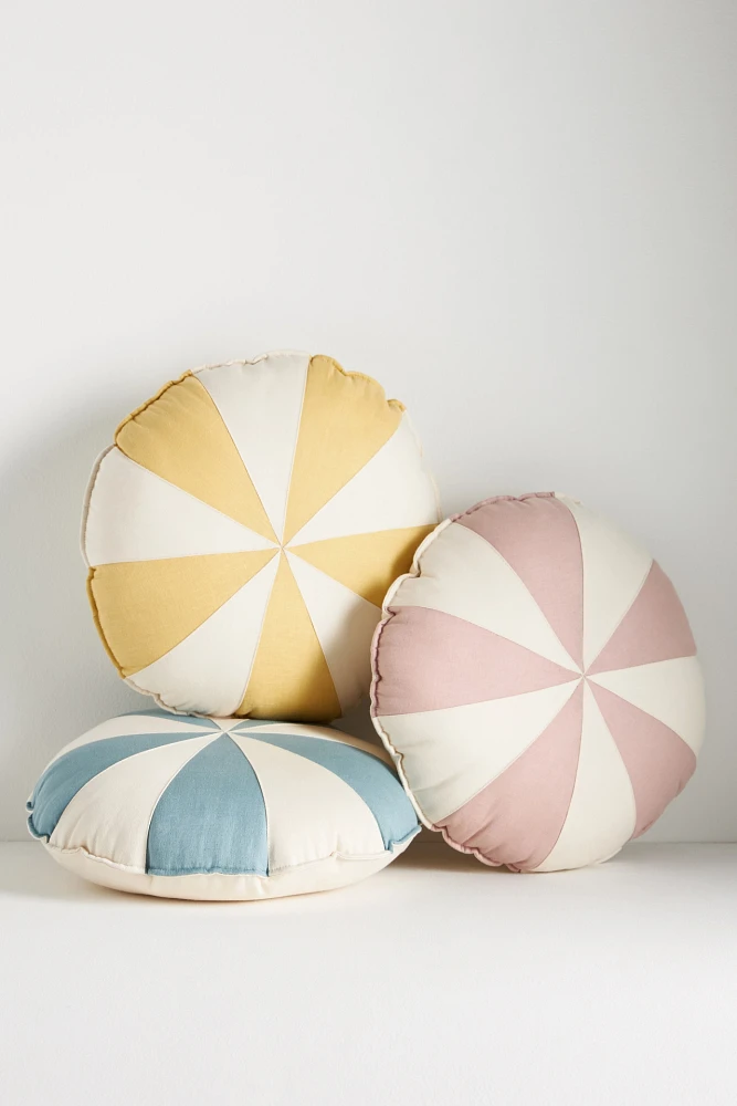 Moi Mili Round Patchwork Pillow