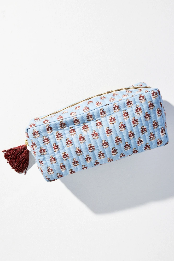 Tassel Printed Cosmetic Bag