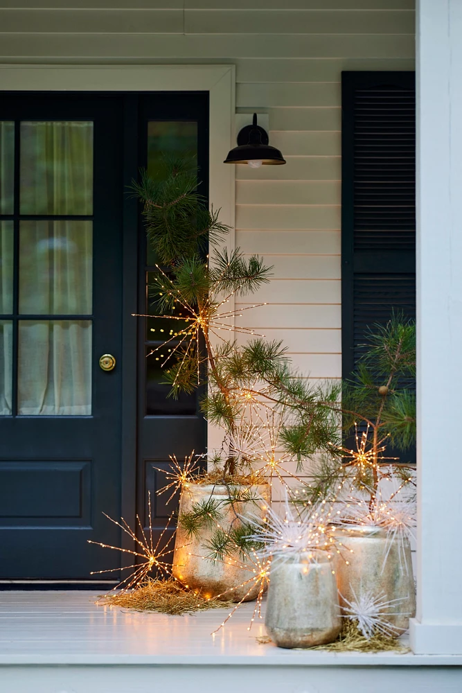 Weathered Gold Iron Planter