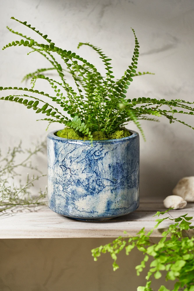 Fracture Glaze Ceramic Planter