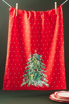 Grand Christmas Tree Dishtowel