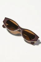 Beveled Edge Sunglasses