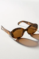 Reality Del Corso Chunky Oval Sunglasses