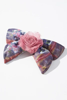 Lele Sadoughi x The Met Renoir Embellished Bow