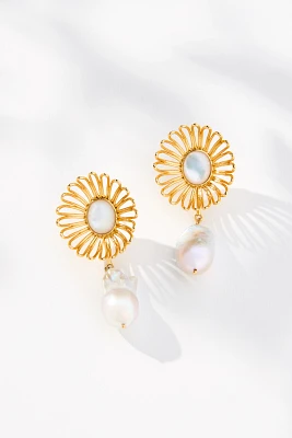 Lele Sadoughi x The Met Renoir Daisy Earrings