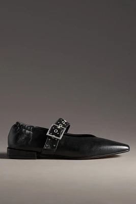 Intentionally Blank Buckle Flats