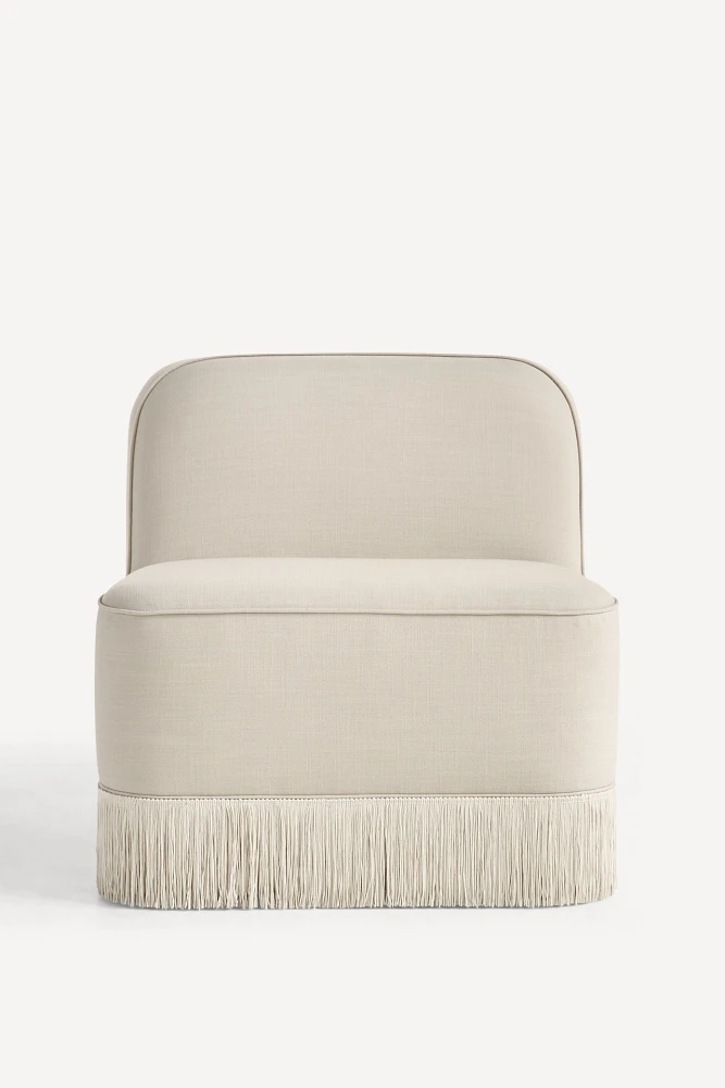 Sinclair Fringe Armless Chair