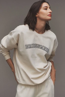 By Anthropologie Weddings Bridesmaid Crew-Neck Sweatshirt