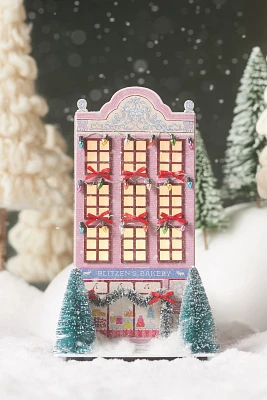 Emily Taylor x Anthropologie Light-Up Holiday Village Paper House