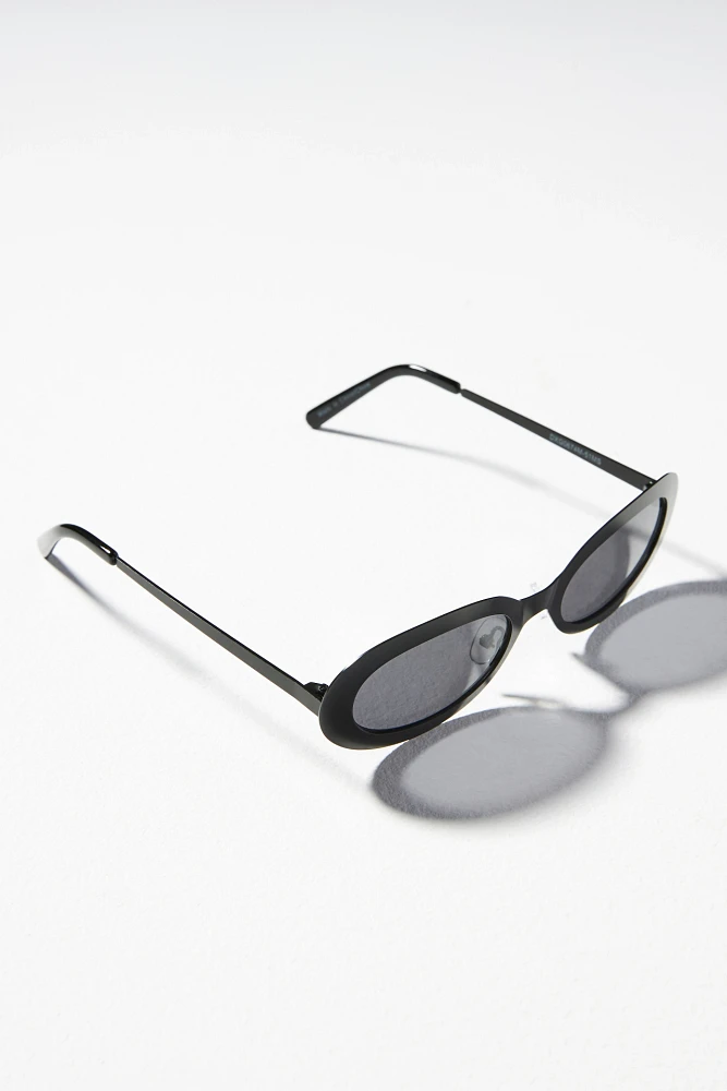 Metal Oval Sunglasses