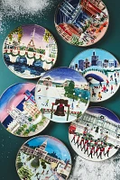 Holiday the City Stoneware Dessert Plate